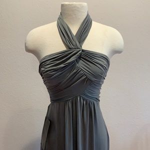 NWT Bebe maxi halter dress SM